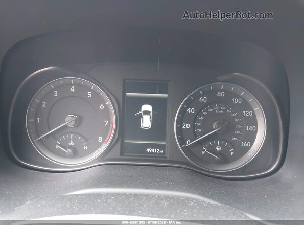 KM8K6CAB7NU829264 2022 HYUNDAI KONA Gray Vista de los asientos traseros