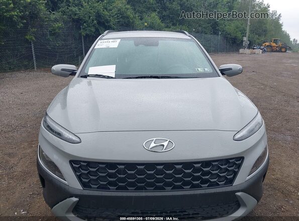 KM8K6CAB7NU829264 2022 HYUNDAI KONA Gray Vista frontal