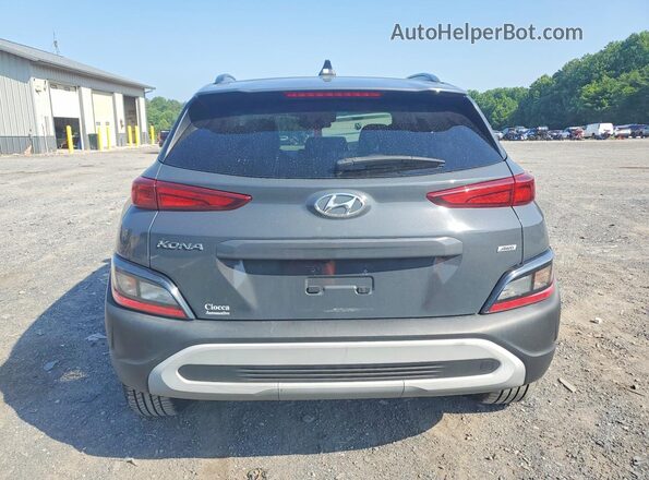 KM8K6CAB7PU041054 2023 HYUNDAI KONA Black Հետևի տեսք