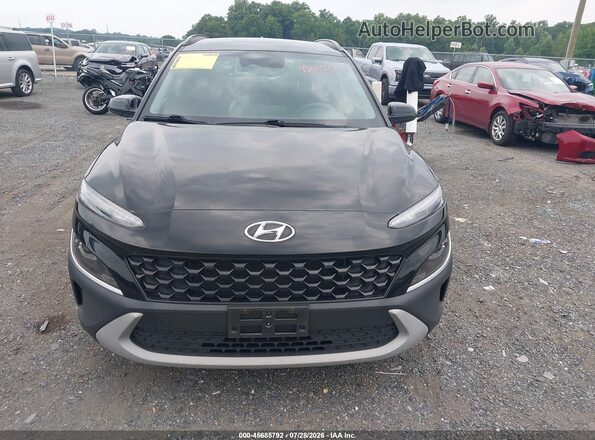 KM8K6CAB8NU889795 2022 HYUNDAI KONA Черный Вид задней части салона