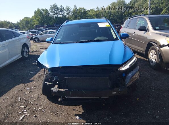KM8K6CAB8NU896181 2022 HYUNDAI KONA Blue Vista interior trasera
