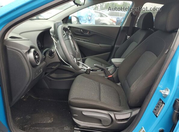KM8K6CAB9NU888901 2022 HYUNDAI KONA Blue Vista interior delantera