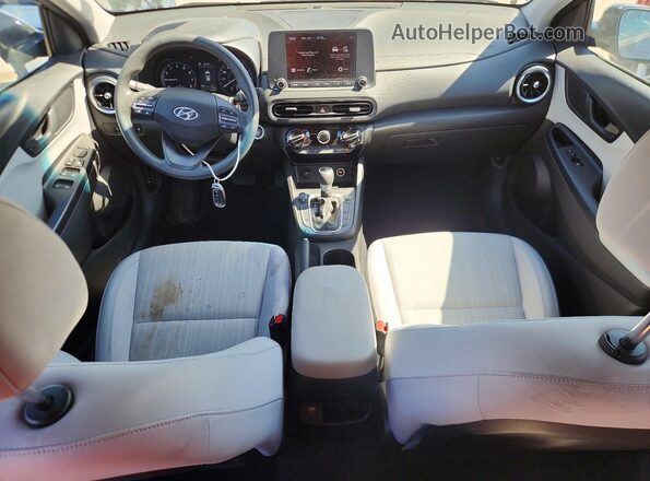 KM8K6CAB9PU059748 2023 HYUNDAI KONA Black Widok deski rozdzielczej