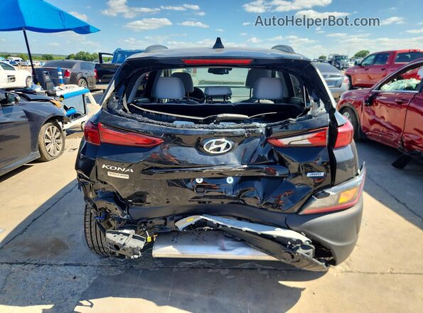KM8K6CAB9PU059748 2023 HYUNDAI KONA Black Widok z tyłu