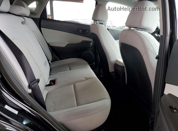 KM8K6CAB9PU930177 2023 HYUNDAI KONA Black Вид задніх сидінь