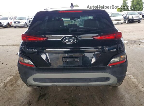 KM8K6CAB9PU930177 2023 HYUNDAI KONA Black Вид ззаду