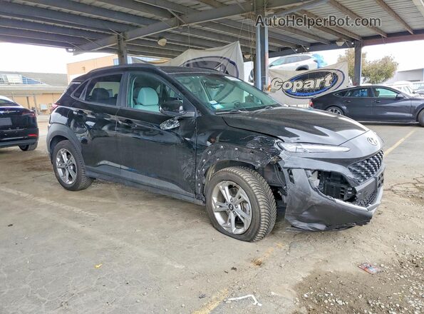 KM8K6CAB9PU930177 2023 HYUNDAI KONA Black Передня права чверть