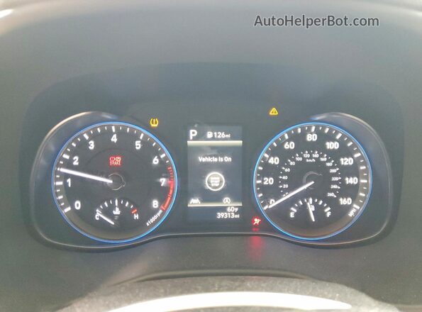 KM8K6CAB9PU930177 2023 HYUNDAI KONA Black Вид щитка приладів