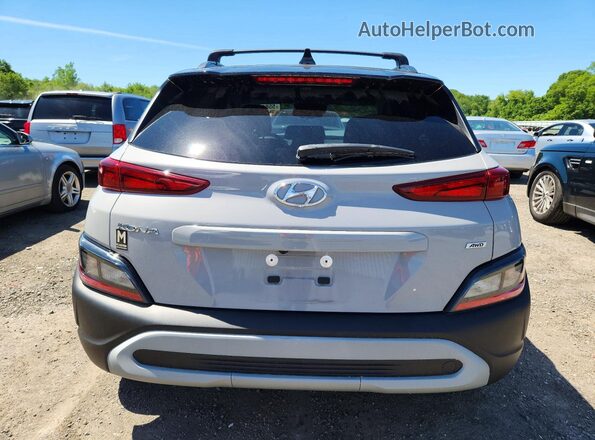 KM8K6CABXPU956254 2023 HYUNDAI KONA Silver Rear view