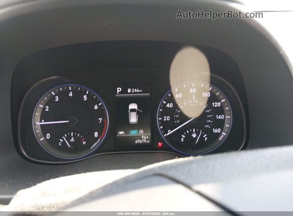 KM8K6CABXPU980845 2023 HYUNDAI KONA Gray Widok tylnych siedzeń