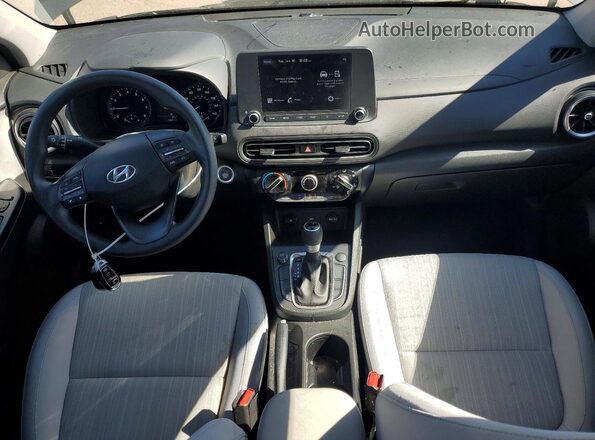 KM8K6CABXPU985687 2023 HYUNDAI KONA Gray Вид панелі приладів