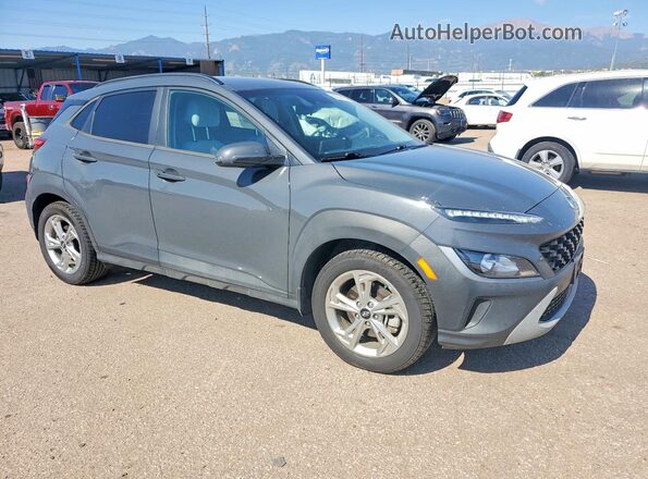 KM8K6CABXPU985687 2023 HYUNDAI KONA Gray Передня права чверть