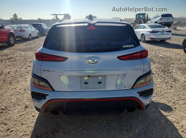 KM8KH3AC0NU001849 2022 HYUNDAI KONA Gray Հետևի տեսք