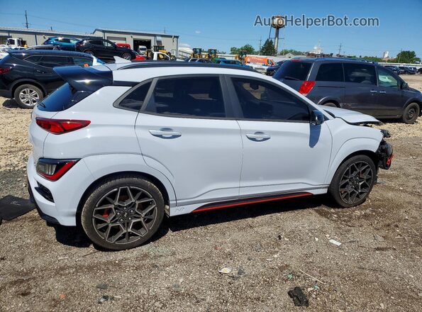 KM8KH3AC2NU004381 2022 HYUNDAI KONA Серый Задняя правая четверть