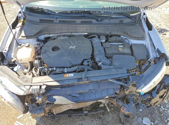 KM8KH3AC2NU004381 2022 HYUNDAI KONA Серый Вид задней части салона