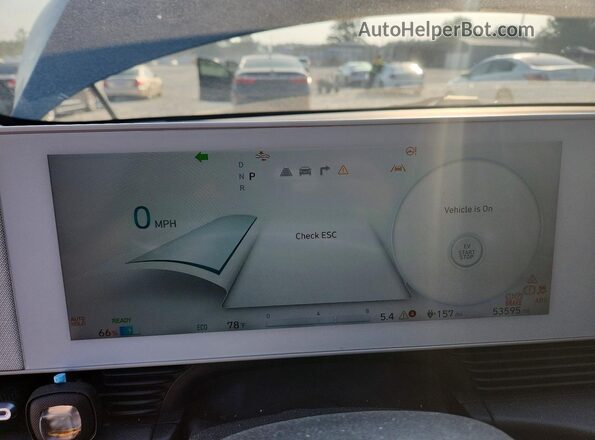KM8KM4AB5NU111448 2022 HYUNDAI IONIQ Серый Вид щитка приборов