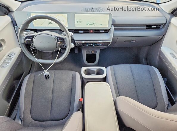 KM8KM4AE5PU126691 2023 HYUNDAI IONIQ Blue წინა პანელის ხედი