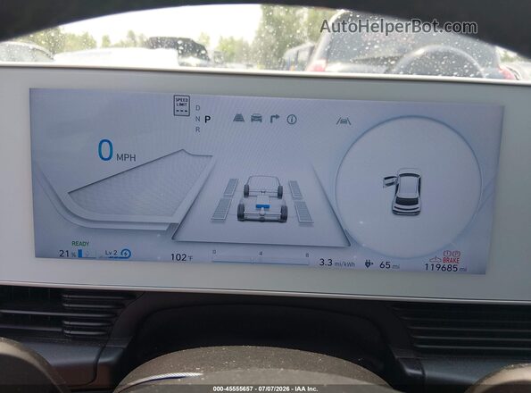 KM8KMDAF2PU169071 2023 HYUNDAI IONIQ 5 Blue Widok tylnych siedzeń