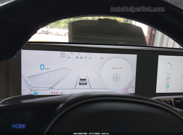 KM8KMDAF7PU164867 2023 HYUNDAI IONIQ 5 Blue Widok tylnych siedzeń