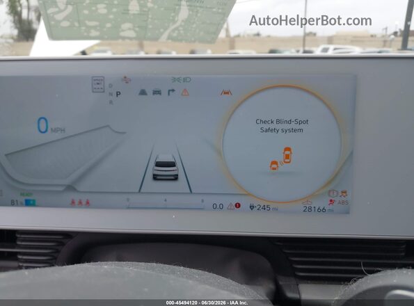 KM8KMDAF8PU167681 2023 HYUNDAI IONIQ 5 White Rear seats view