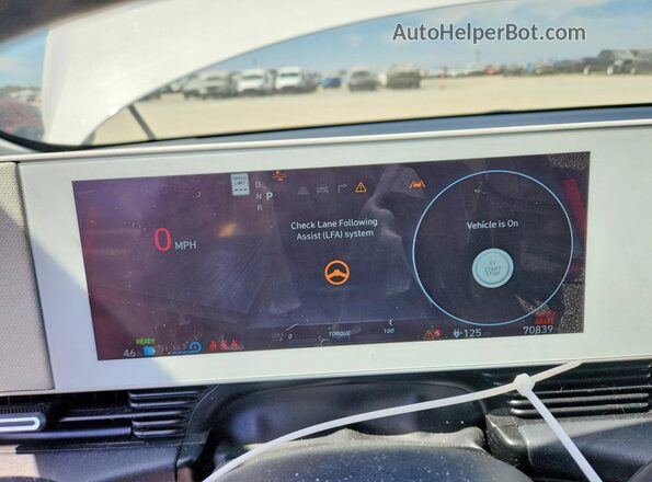 KM8KN4AE5PU125814 2023 HYUNDAI IONIQ Белый Вид щитка приборов