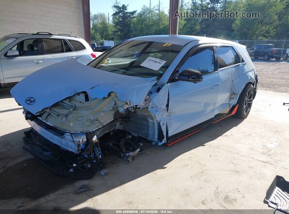KM8KNDA80SU007821 2025 HYUNDAI IONIQ 5 N Blue წინა მარცხენა ხედი სამი მეოთხედიდან
