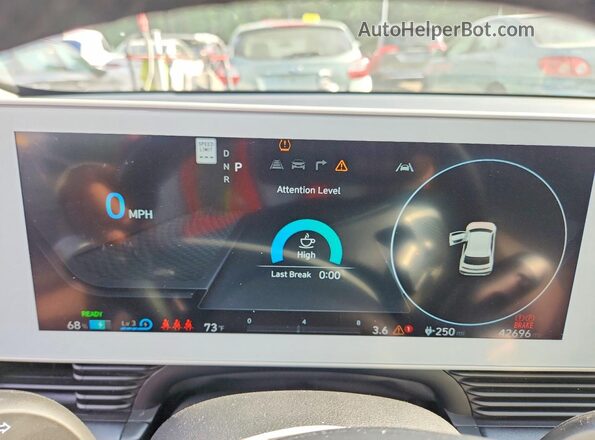 KM8KNDAF2PU141431 2023 HYUNDAI IONIQ Gray Instrument cluster view