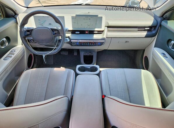 KM8KNDAF2PU188569 2023 HYUNDAI IONIQ Gray წინა პანელის ხედი