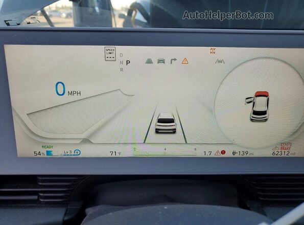 KM8KNDAF2PU201689 2023 HYUNDAI IONIQ Black Vista del cuadro de instrumentos
