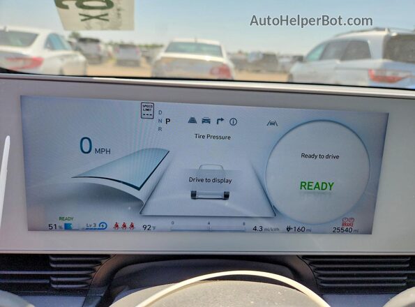 KM8KNDAF9PU207859 2023 HYUNDAI IONIQ Черный Вид щитка приборов