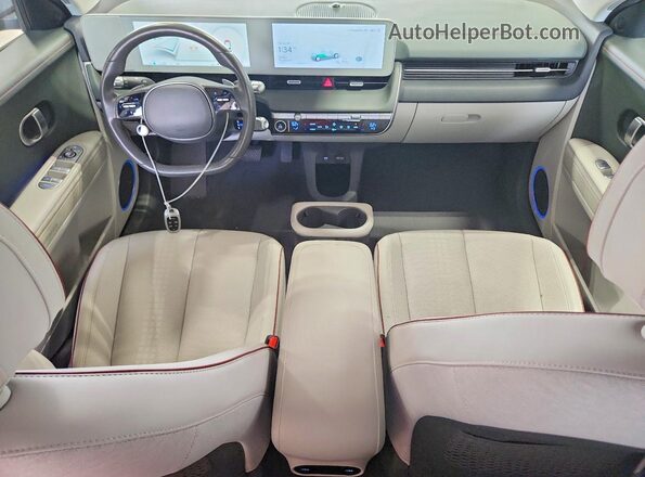 KM8KNDAFXPU186942 2023 HYUNDAI IONIQ Teal Առջևի վահանակի տեսք