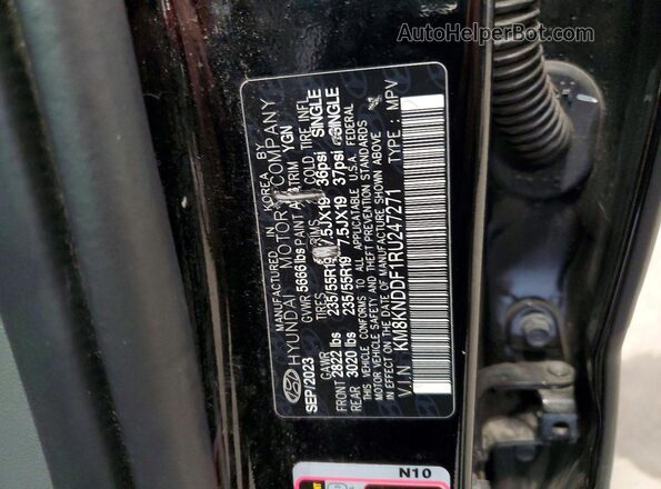 KM8KNDDF1RU247271 2024 HYUNDAI IONIQ Black სალონის 360-გრადუსიანი ხედი