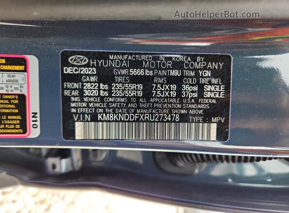 KM8KNDDFXRU273478 2024 HYUNDAI IONIQ Gray Widok komory silnika
