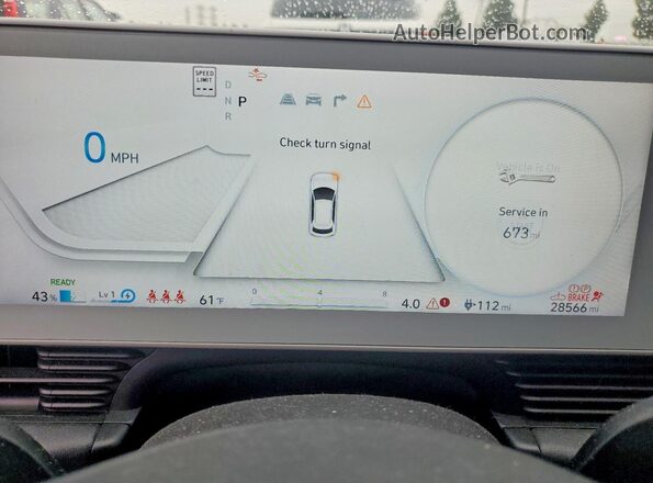 KM8KRDAF2PU176281 2023 HYUNDAI IONIQ Black Vista del cuadro de instrumentos