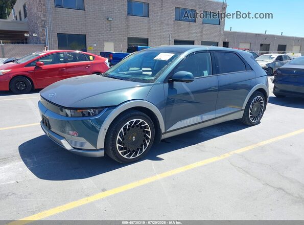 KM8KRDDF3RU248460 2024 HYUNDAI IONIQ 5 Gray Vista tres cuartos delantera izquierda