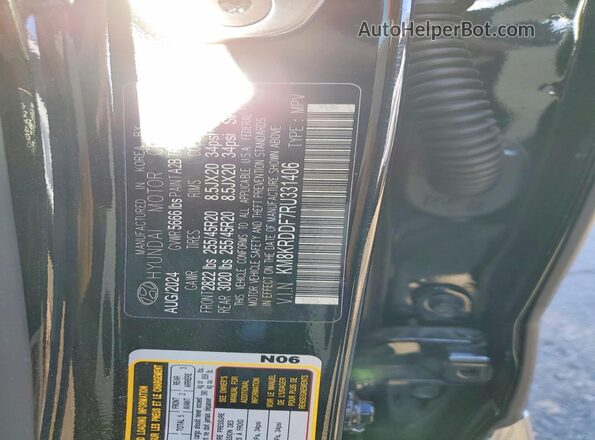 KM8KRDDF7RU331406 2024 HYUNDAI IONIQ Black Շարժիչի բաժամունքի տեսք