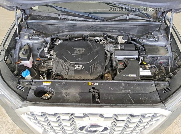 KM8R14HE0MU301583 2021 HYUNDAI PALISADE Silver Շարժիչի բաժամունքի տեսք