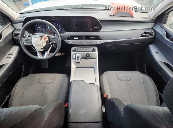 KM8R14HE3LU052369 2020 HYUNDAI PALISADE White Առջևի վահանակի տեսք