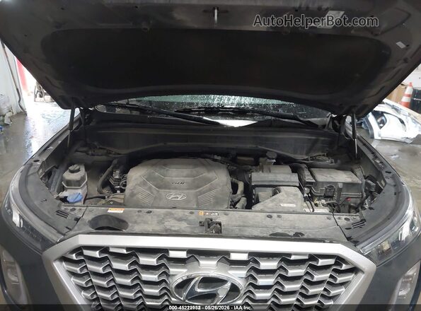 KM8R1DHE3MU256090 2021 HYUNDAI PALISADE Gray Հետևի տեսք