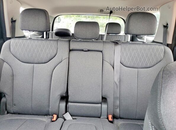KM8R1DHE5MU205688 2021 HYUNDAI PALISADE Gray Widok tylnych siedzeń