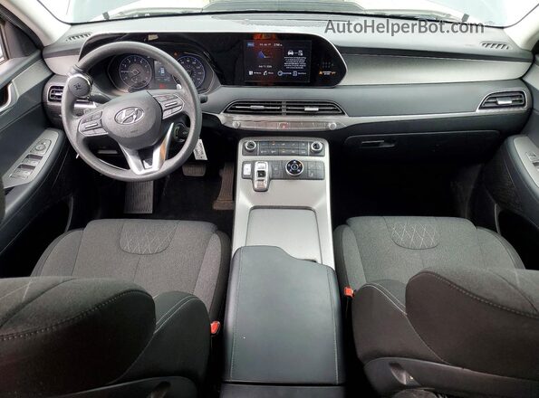 KM8R1DHE5MU205688 2021 HYUNDAI PALISADE Gray Widok deski rozdzielczej