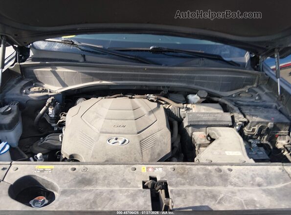 KM8R1DHE8LU051332 2020 HYUNDAI PALISADE Black Rear view