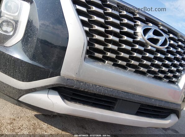 KM8R1DHE8LU051332 2020 HYUNDAI PALISADE Black Front view