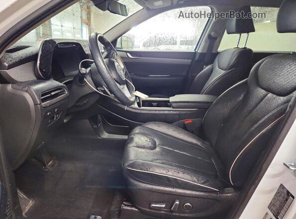 KM8R24GE0PU636314 2023 HYUNDAI PALISADE White Вид салону спереду