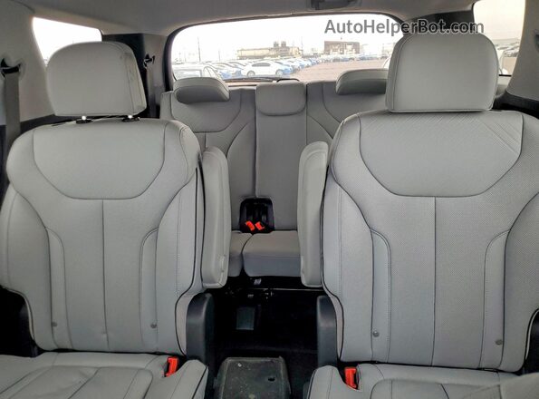 KM8R24GE4SU874367 2025 HYUNDAI PALISADE White Rear seats view