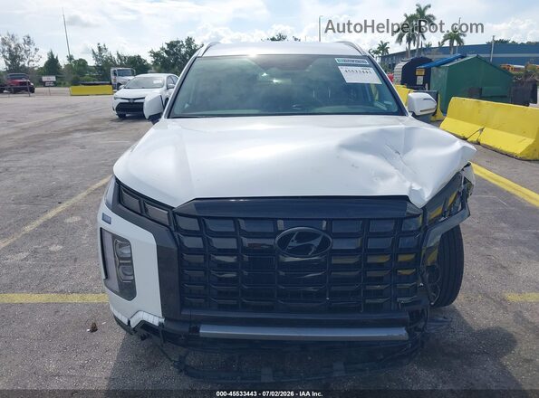 KM8R24GE7SU857062 2025 HYUNDAI PALISADE White Սարքավորումների վահանակի տեսք