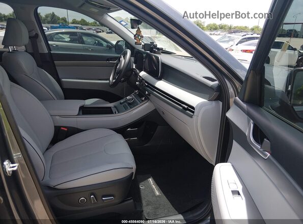 KM8R24GEXSU856410 2025 HYUNDAI PALISADE Gray Front interior view
