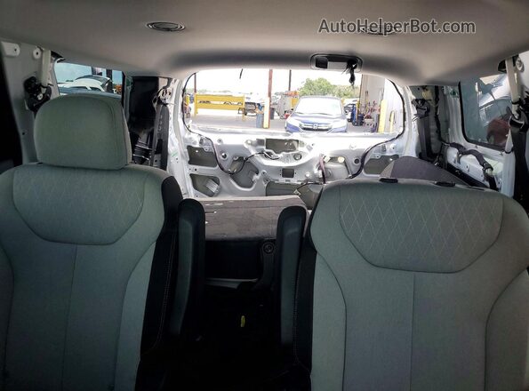 KM8R24HE0MU247988 2021 HYUNDAI PALISADE White Vista de los asientos traseros