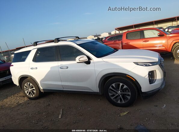 KM8R24HE4NU344032 2022 HYUNDAI PALISADE White Vista interior trasera