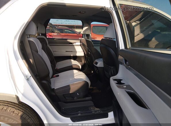 KM8R24HE4NU344032 2022 HYUNDAI PALISADE White Vista de la etiqueta del VIN